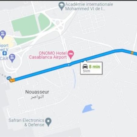Adorable Apartamento A 8 Min Del Aeropuerto De Casablanca,Wifi Ultra Rapido Y Parking Gratis Derroua Екстер'єр фото